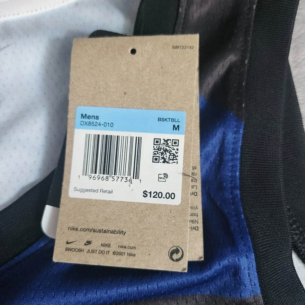 New Nike Brooklyn Nets City Edition KAWS NBA Jersey Basketball M Medium 44 $120
